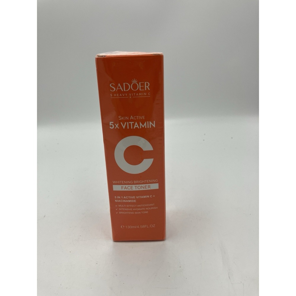 SADOER 5X Heavy Vitamin C Whitening‎ Brightening Skin Active Face Toner 130ml